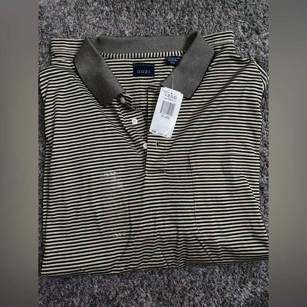 Izod Mens Collared Shirt. Brand New with tags, Size XXL